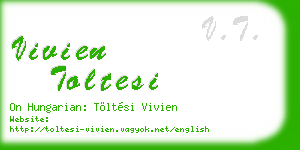 vivien toltesi business card